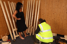 Work All Night — Lady Voyeurs, starring Natasha Class