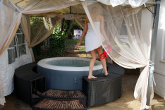 Hot Tub Thief — Lady Voyeurs, starring Lacey Taste